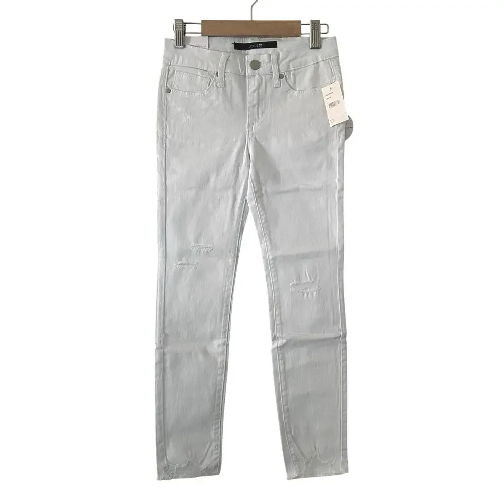 5/$25 Joe's Jeans Girl's The Markie Mid-Rise Skinny Ankle Distressed Jeans 12 - Picture 1 of 11